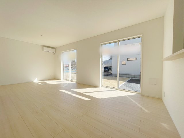 新築戸建・新築建売　白河市久田野第14　白河第四小・東北中の居間・リビング