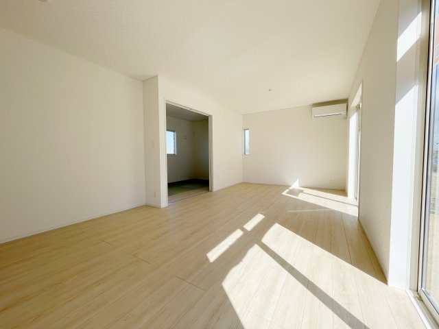 新築戸建・新築建売　白河市久田野第14　白河第四小・東北中の居間・リビング