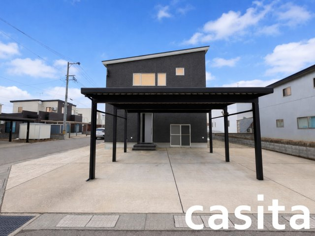 【外観】 | 横手市八幡字上長田 中古戸建て住宅 2020年新築の3LDK間仕切り可物件 