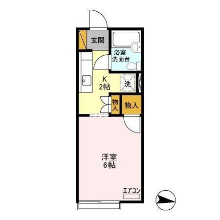 エステート葛城の間取り