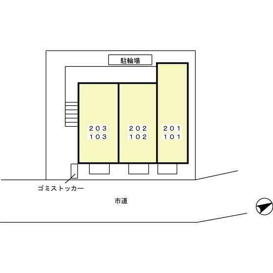 グータンの区画図