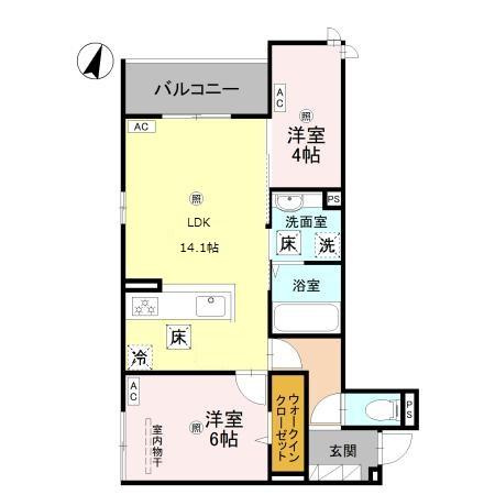 【間取り】 | グランヴェールⅦ