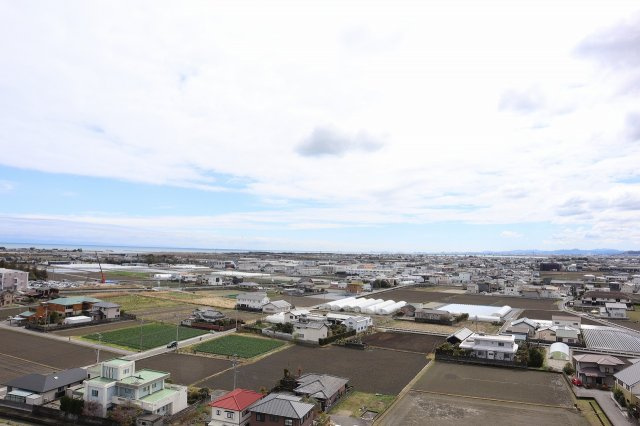 リッチ・de・川内3の展望|13階バルコニーからの眺望