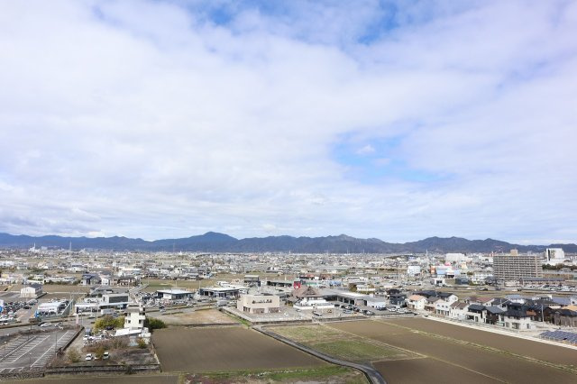 リッチ・de・川内3の展望|玄関側からの眺望