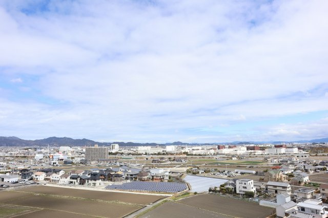 リッチ・de・川内3の展望|玄関側からの眺望