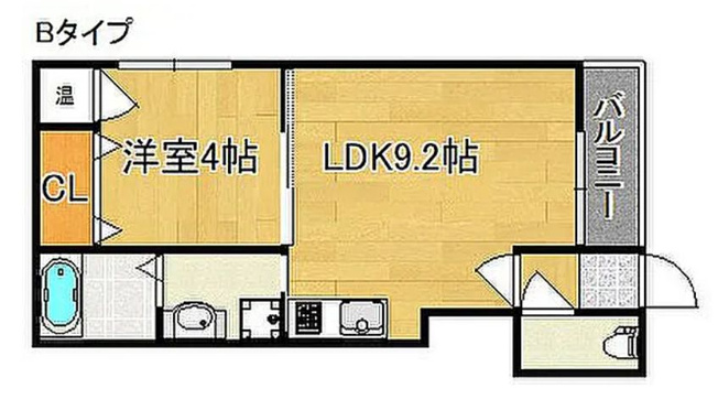【間取り】 | 大阪市住吉区清水丘2丁目アパート