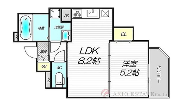 【間取り】 | 大阪市東淀川区淡路3丁目アパート