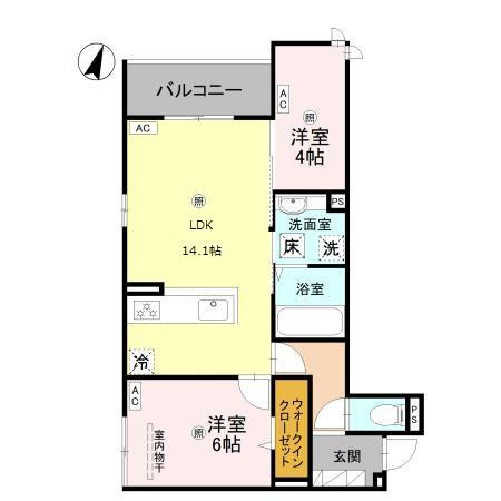 【間取り】 | グランヴェールⅦ