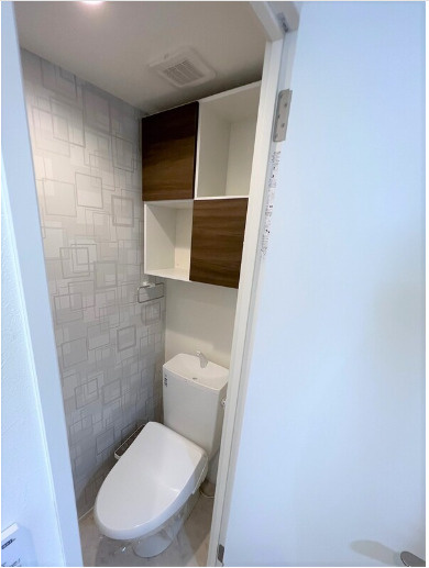 練馬区中村１丁目の賃貸マンションのトイレ