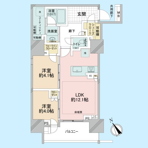 プラウド五反田の間取り