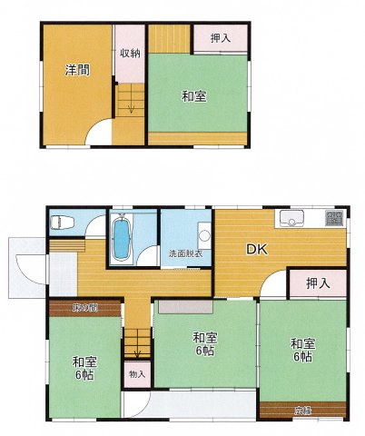 【間取り】 | 若葉台戸建て住宅