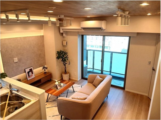 ★仲介手数料無料★シーズクロノス蒲田の居間・リビング