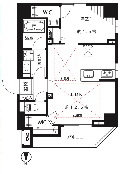 ★仲介手数料無料★シーズクロノス蒲田の地図