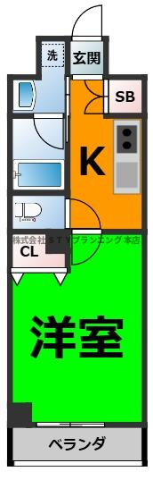 仲介手数料０円！プロシード金山3の間取り