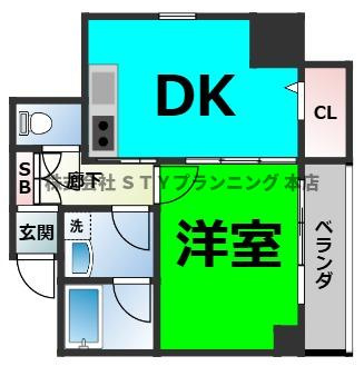 仲介手数料０円！キャナルコートの間取り