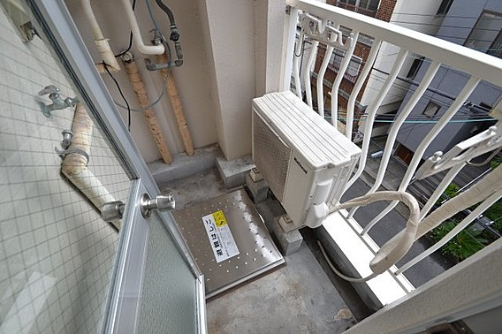 シャトーヒロのバルコニー