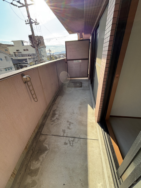 メゾン礒本のバルコニー