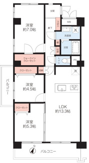 【間取り】 | コープ野村大宮本郷町