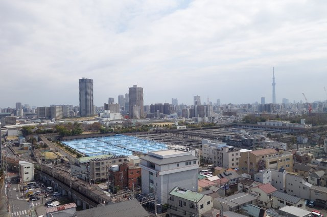 アジールコート町屋の展望