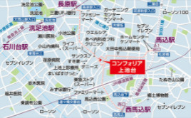 【地図】 | コンフォリア上池台