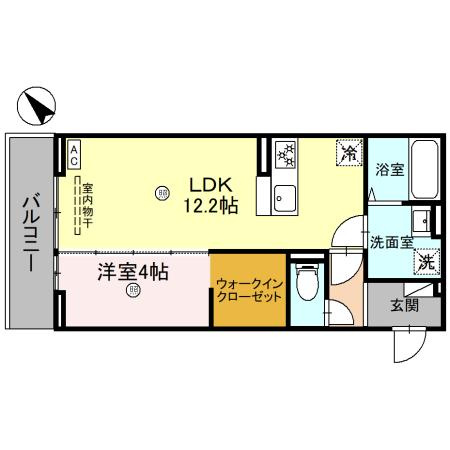 【間取り】 | BRANSIA目川 | 使いやすい間取りです