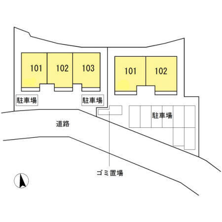 【駐車場】 | セジュール古国府（C・D)　C棟
