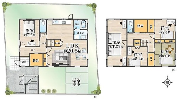 【間取り】 | 日吉台七番町戸建