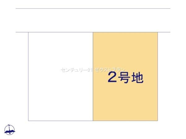 高崎市吉井町1期 2号地の区画図|区画図