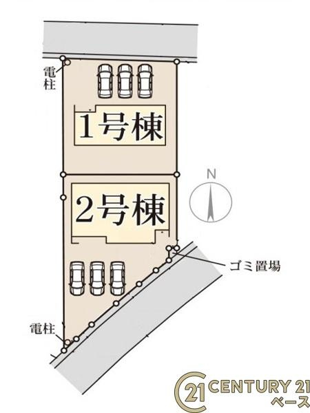 リーブルガーデン笛堂 １号棟 ／新築一戸建の区画図|■こちらの物件は１号棟です！■
