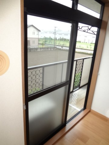 コーポ福のバルコニー