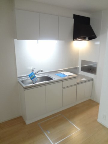 ル・シェル・ブルーのキッチン