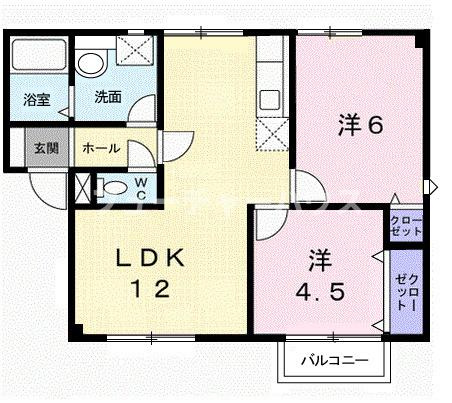 プラドール岡崎の間取り