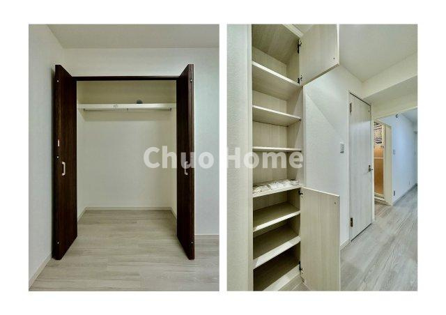 ジャルダン田端の収納|居室にはクローゼットを完備し、自由度の高い家具の配置が叶うシンプルな空間です。お子様の成長と必要になる子供部屋を与えるにはぴったりの間取りですね。