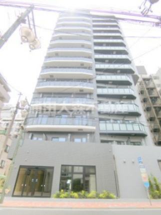 コンフォリア・リヴ西蒲田の外観|2024年6月築　RC鉄筋コンクリート造地上14階建て1DK～2LDK総戸数98戸賃貸戸数97戸
東京都大田区西蒲田7丁目　JR京浜東北線蒲田駅徒歩9分、ペット可高級賃貸マンションインターネット無料