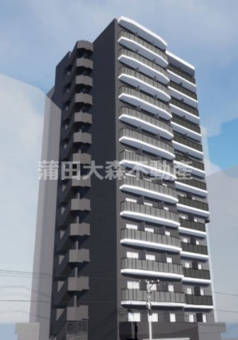 コンフォリア・リヴ西蒲田の外観パース