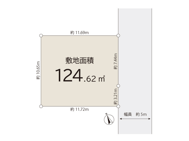 【区画図】 | 小平市小川町1丁目/売地