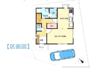 入間市野田　中古戸建の区画図