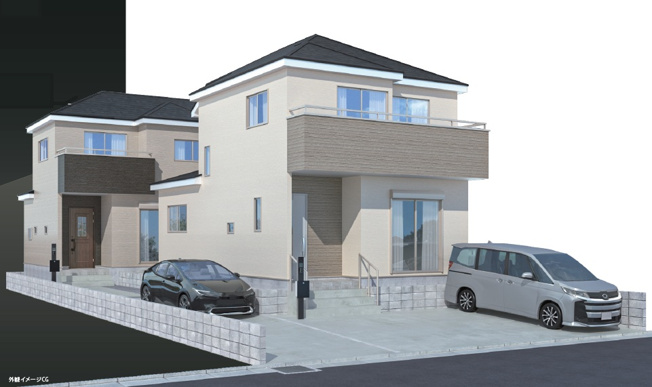 【外観パース】 | 大府市森岡町4丁目　A号棟