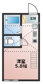 【間取り】 | ヒルズ戸塚町 | ロフト付きの間取りです！
