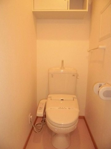 ハピネスコート　Ａのトイレ|トイレもきれいです