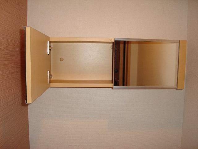 アクアブローの収納|トイレ鏡付収納