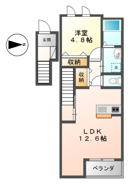 アクアブローの間取り