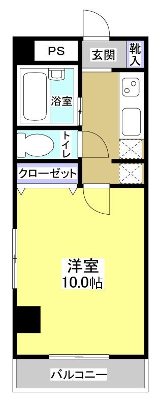 サンヴェール海老塚の間取り|※反転