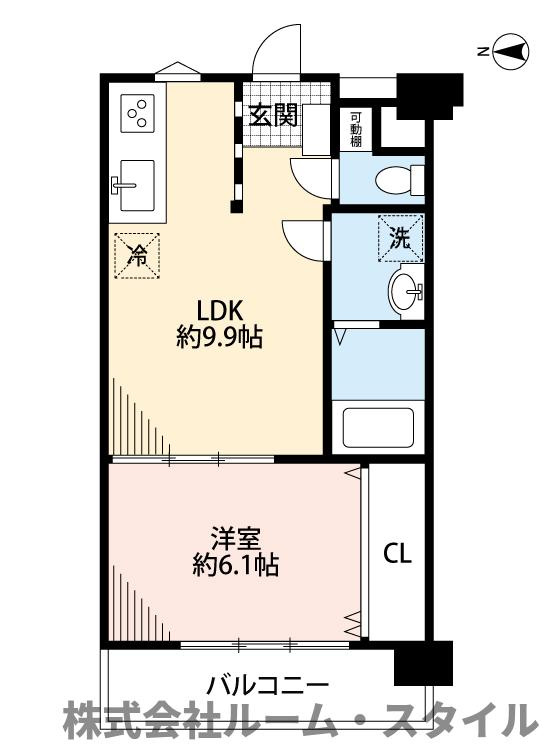 中銀明大前マンシオンの間取り