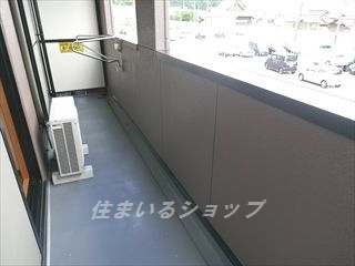 安芸高田市吉田町吉田の賃貸マンションのバルコニー