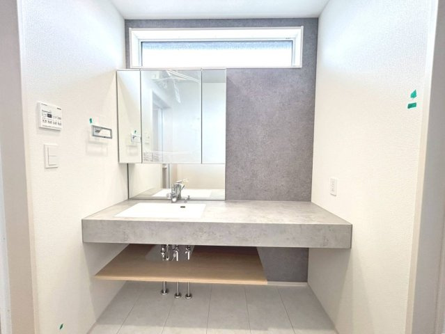 ブルーミングガーデン　一宮市開明村上　全1区画分譲の独立洗面台|ホテルライクな上質空間を演出する、洗練のスマートサニタリー。エコシングル水栓採用で節湯・省エネも実現