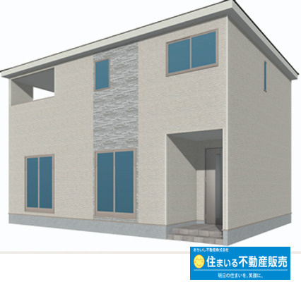 篠栗町田中第３　2号棟の外観パース