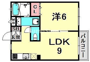 中山手ガーデンパレスＤ棟の間取り