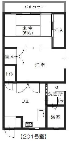ハイツイースト須磨の間取り