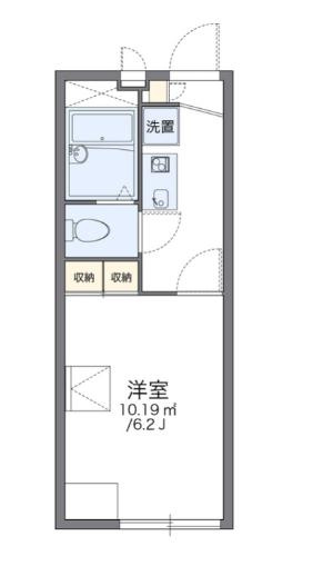 レオパレスEmirates住吉の間取り